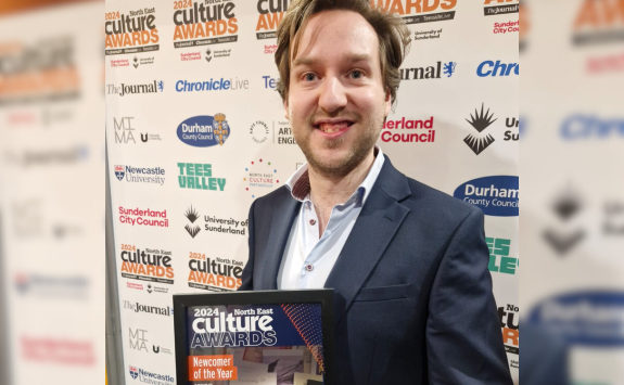 Daniel at the North East Culture Awards