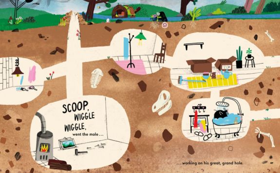 Artwork from The Mole and the Mound