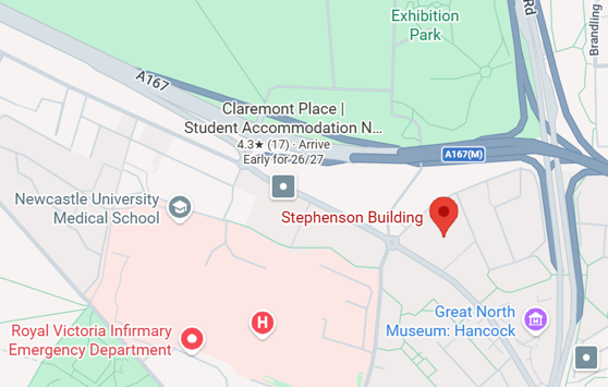 Map of Stephenson Building for BEWISe