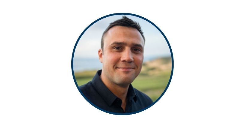 Dr Anthony Watson is a white mail with short dark hair. He is pictured in a rural setting.