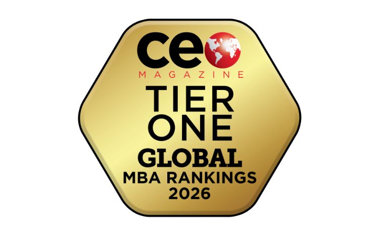 CEO Magazine Global MBA Tier One Ranking logo 2026