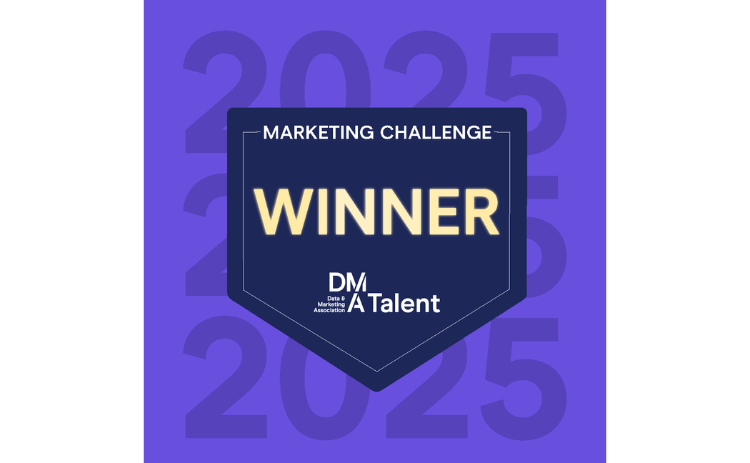 DMA Talent Marketing Challenge 2025 winners badge