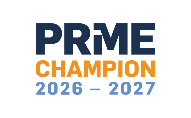 The PRME Champions Cohort 2026-27 logo