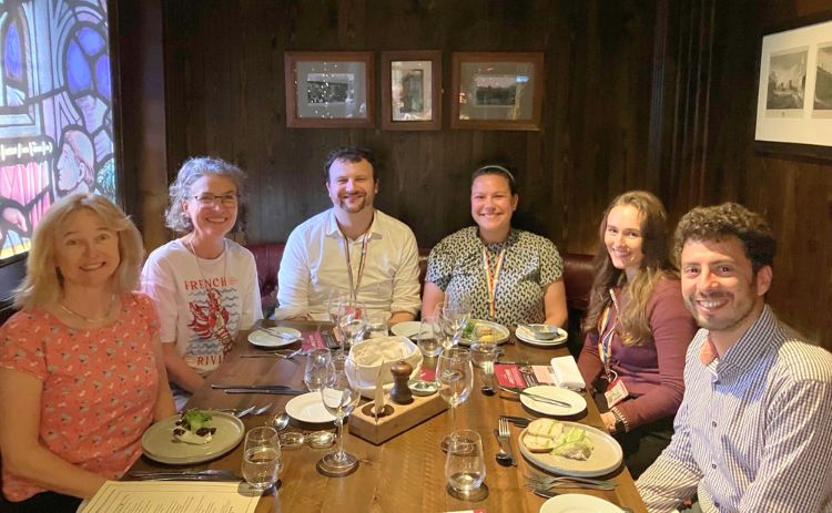 L-R: Jo Clark, Dr Lucy Hatt, Cian O’Sullivan, Jaclyn Wright, Keira Iveson, Steven Sadi