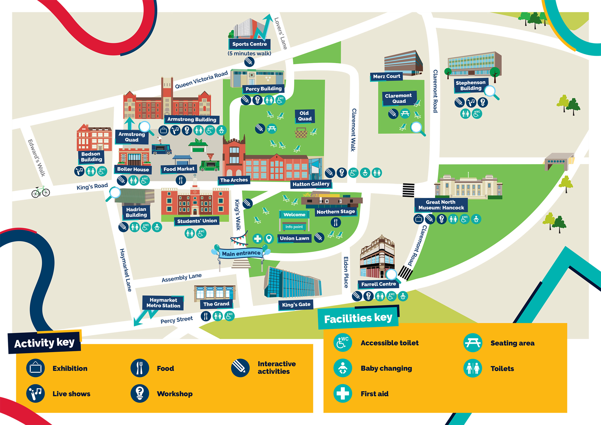 Discover Festival map