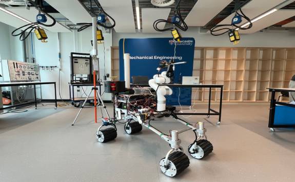 The Mars Rover built by the Design, Manufacture and Materials group.