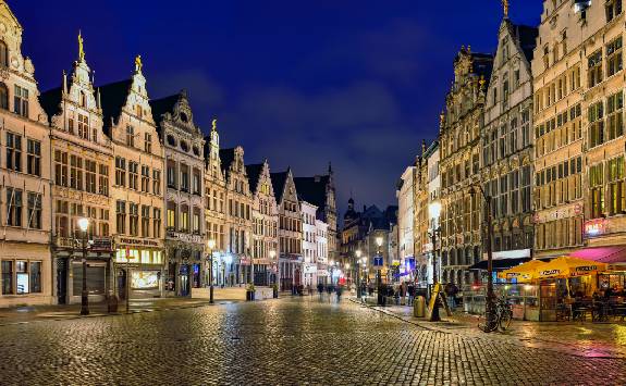 Antwerp at night