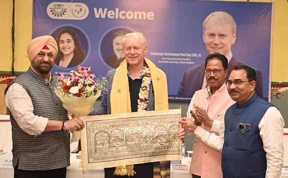 Professor Chris Day, Vice-Chancellor and President of Newcastle University visits India.