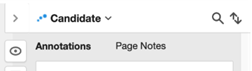 A screenshot of the annotations area in Inspera Grade.