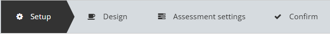 A screenshot of the deliver area options in Inspera.