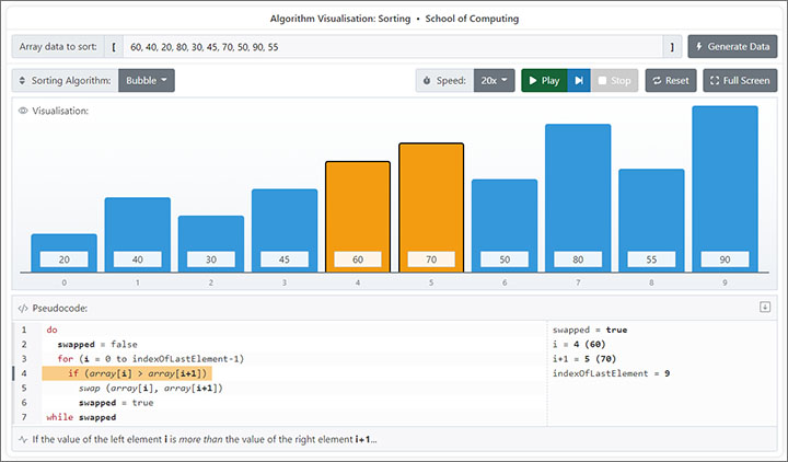 Computing algorithm screenshot