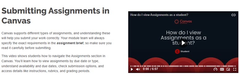 Image of Canvas Submission Guidance