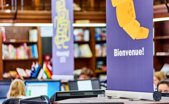 Language Resource Centre with language banners