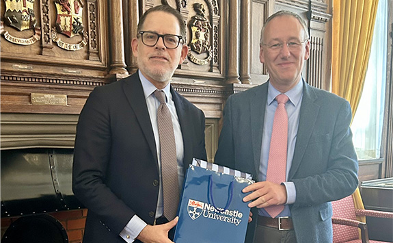 Ambassador Ignacio Higueras Hare and Professor Nigel Harkness