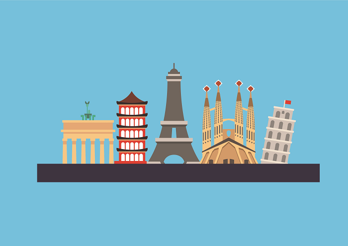 Table with multiple countries