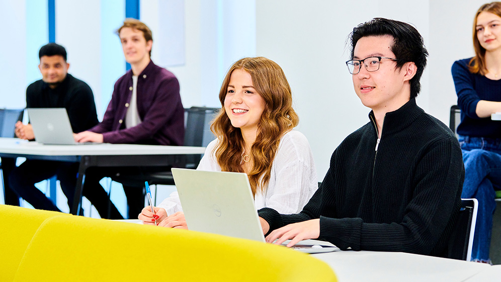 Students in a classroom