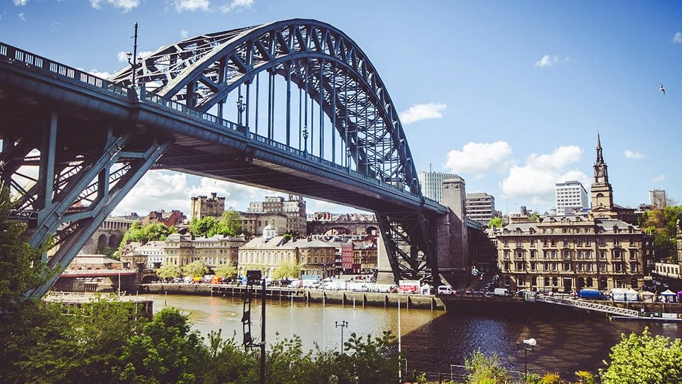 The Tyne Bridge and the Glasshouse