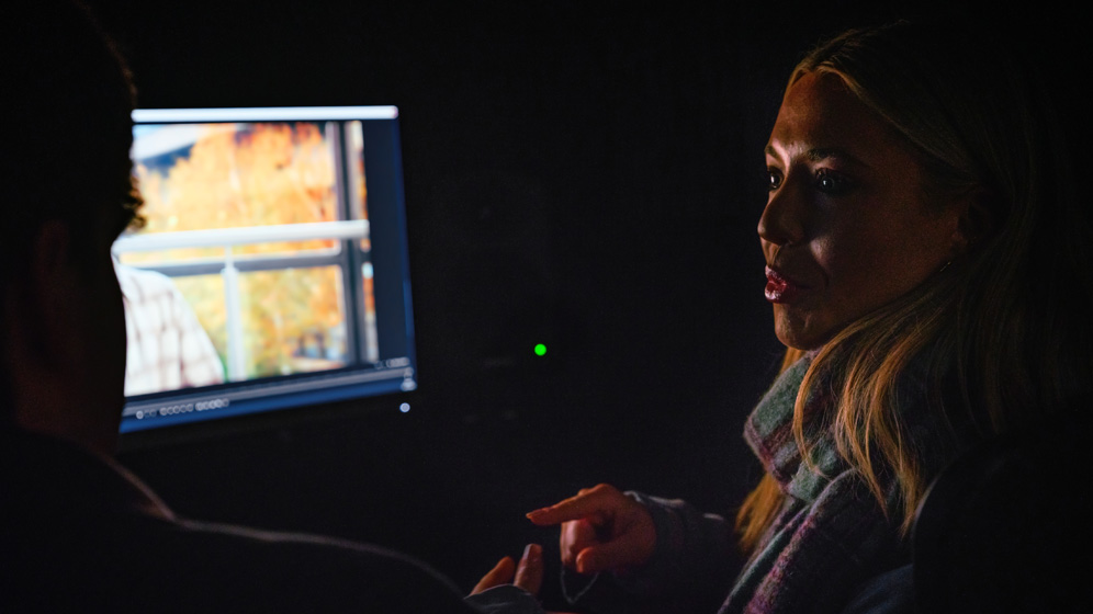students using our new editing suite facilities