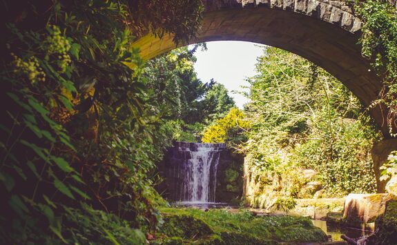 Jesmond Dene waterfall