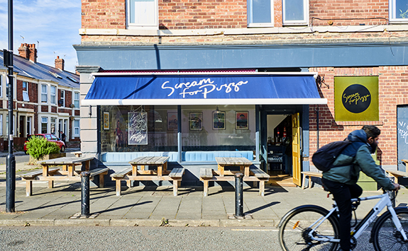 Scream for Pizza restaurant in Sandyford