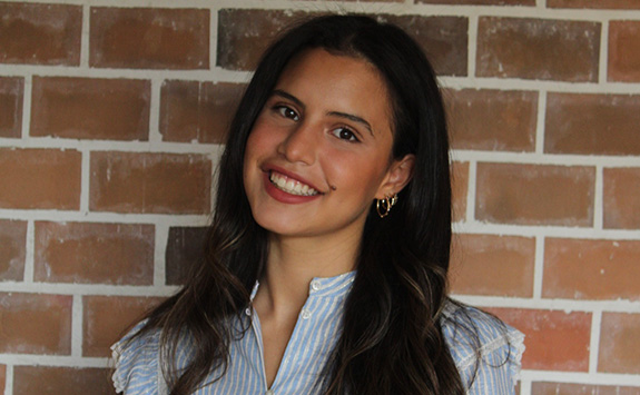 Cristina Coba, a Psychology student at Newcastle University.